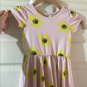 Yellow flower dress